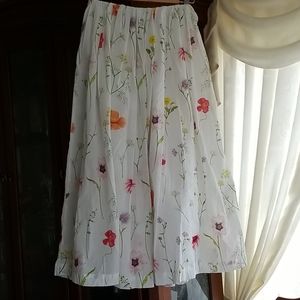 H&M Meadow of Wildflowers Flared Skirt